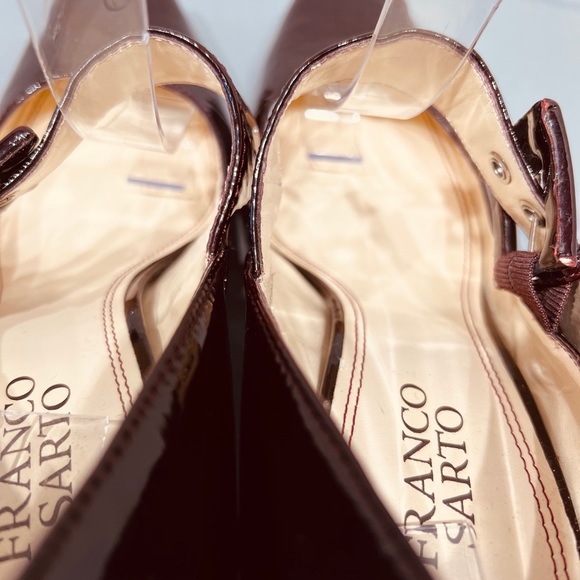 Franco Sarto Mary Jane Tenor Square Toes Side Buckle Closure Patent Leather - Picture 8 of 14